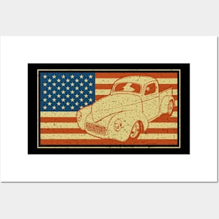 Vintage Pickup Truck Posters and Art